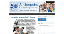 Desktop Screenshot of anchorpointcounselingministry.org
